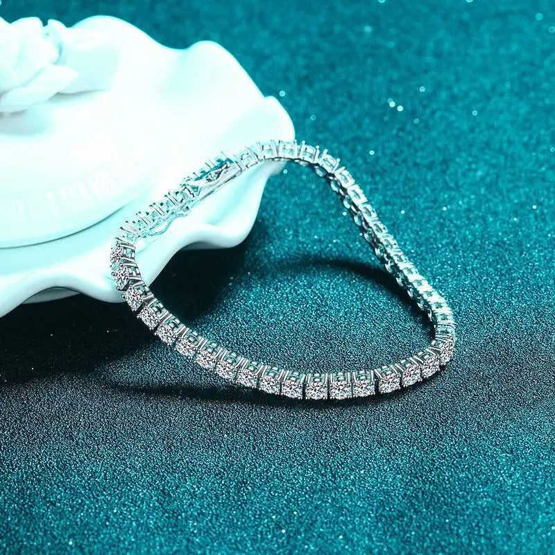 Moissanite Tennis Bracelet