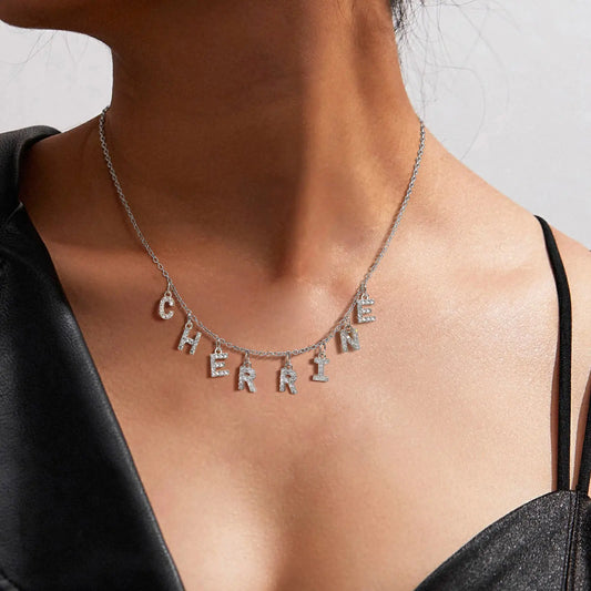 Name & Initial Pendant Necklace