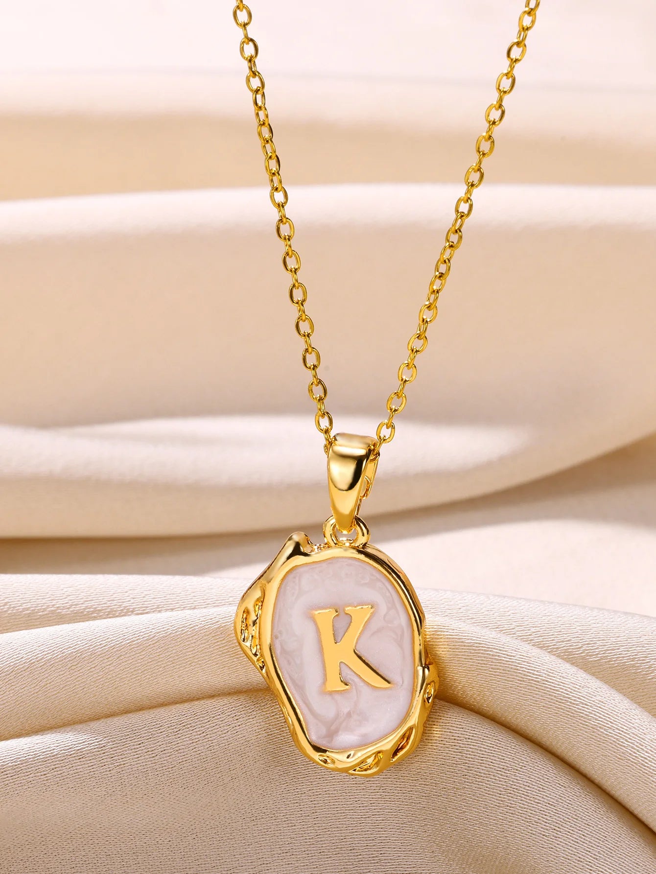 Y2K Drip Initial Necklace
