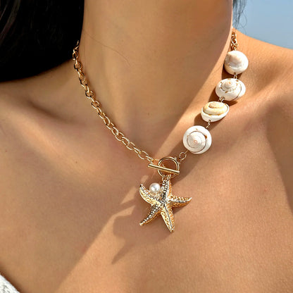 Shell Bead Summer Necklace