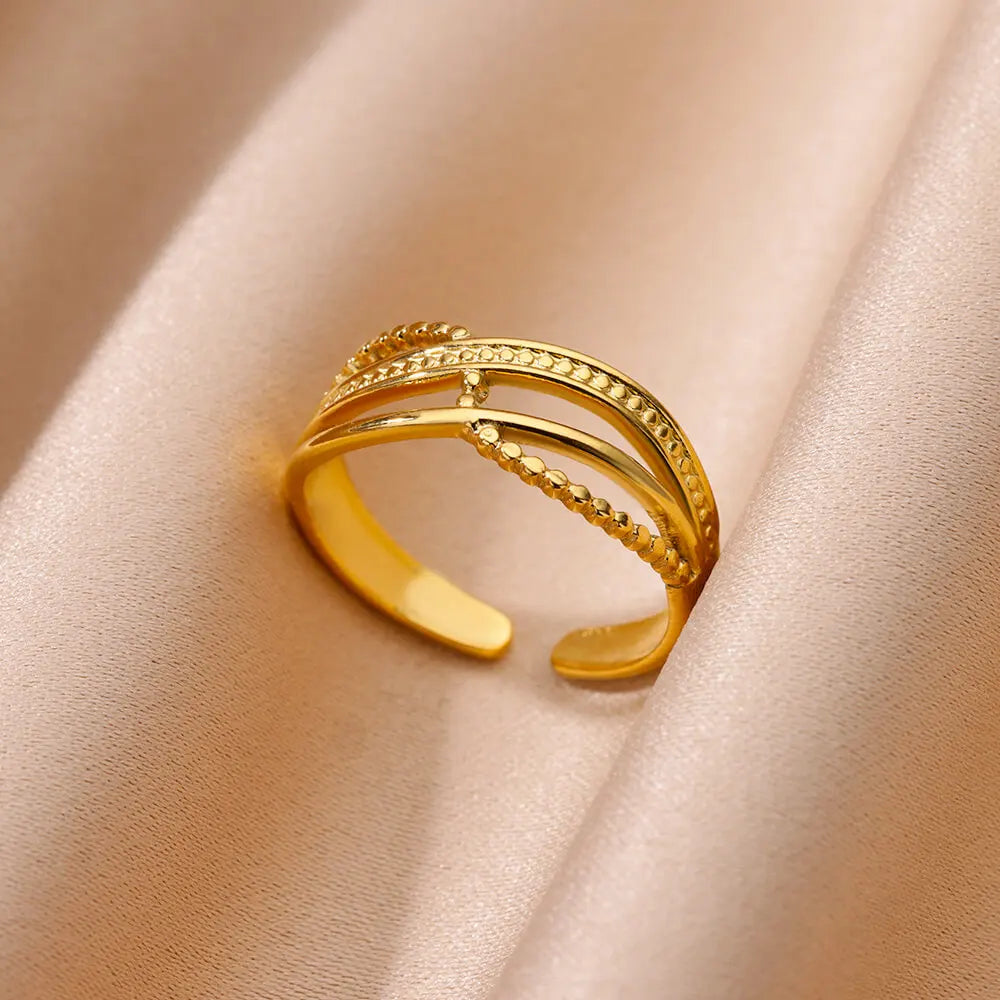 Chunky Gold Open Ring
