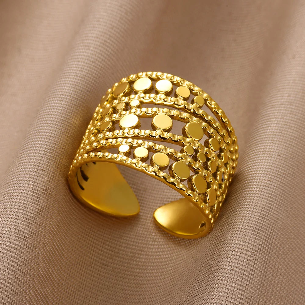 Chunky Gold Open Ring