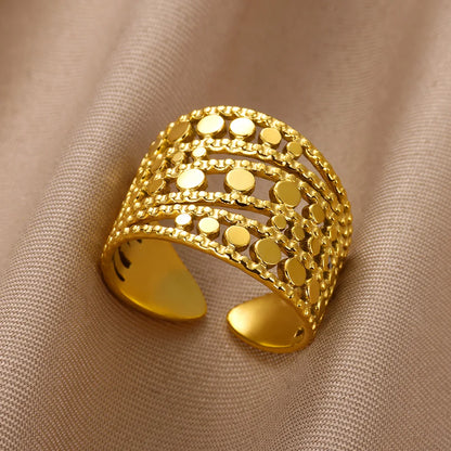 Chunky Gold Open Ring