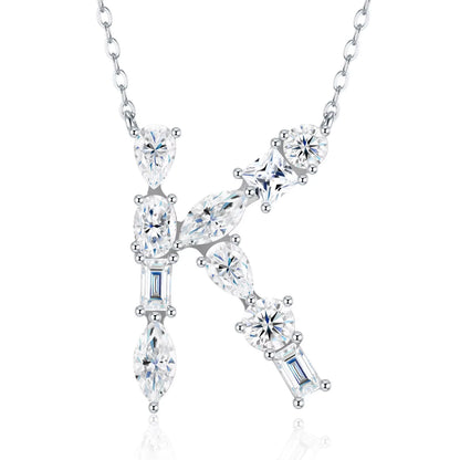 Moissanite Letter Necklace