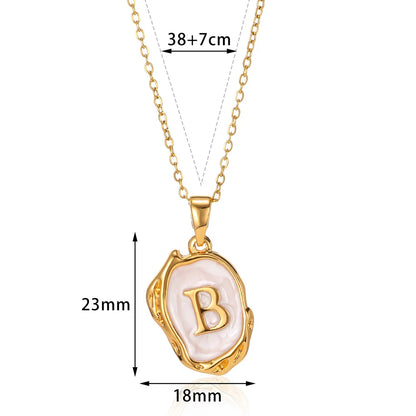 Y2K Drip Initial Necklace