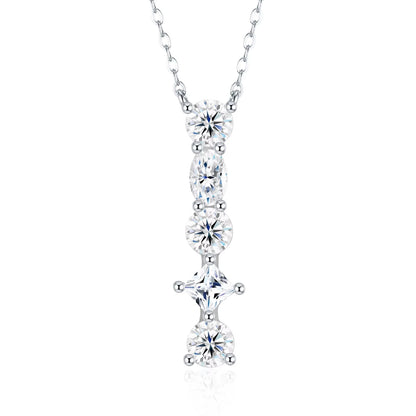 Moissanite Letter Necklace