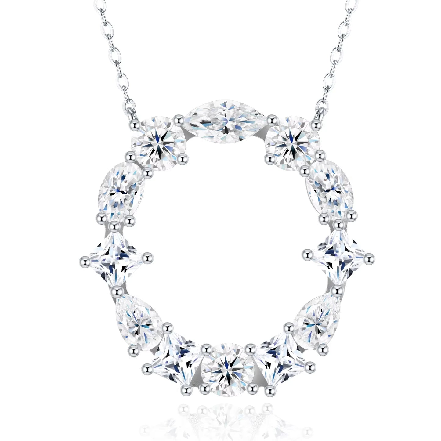 Moissanite Letter Necklace