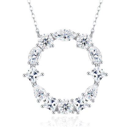 Moissanite Letter Necklace