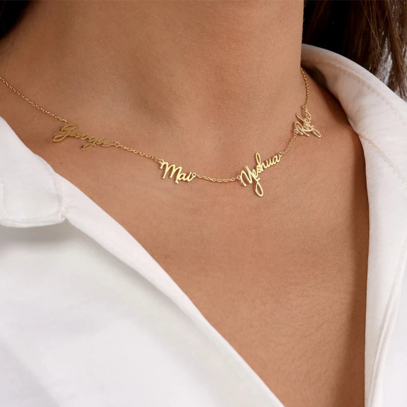 Personalised Multi-Name Necklace