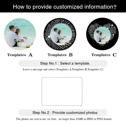 Custom Photo Projection Bracelet