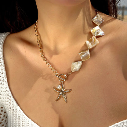 Shell Bead Summer Necklace