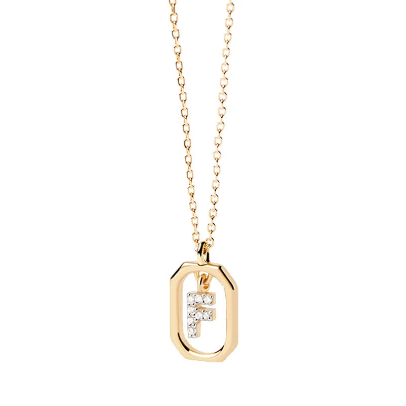 Sterling Silver Initial Necklace