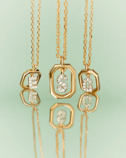 Sterling Silver Initial Necklace