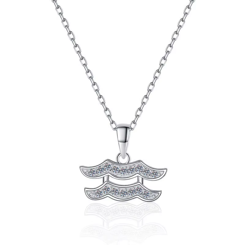 Zodiac Moissanite Necklace