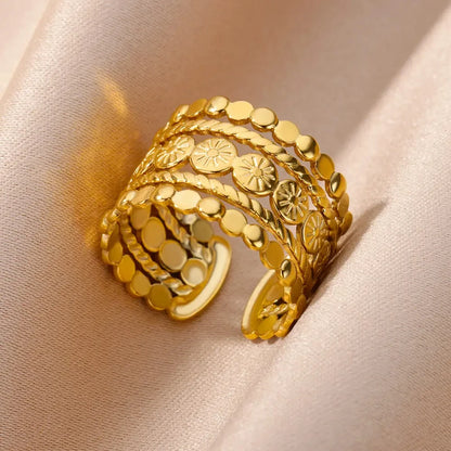 Chunky Gold Open Ring