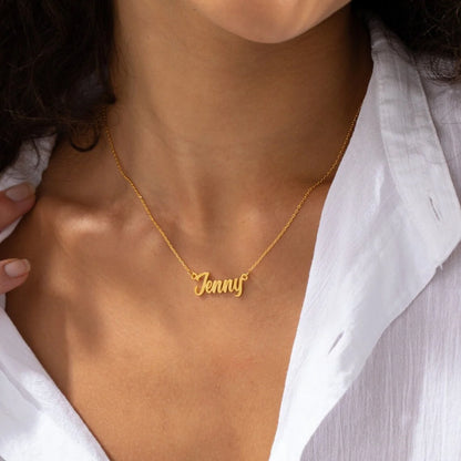Cursive Custom Name Necklace