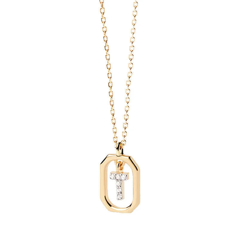 Sterling Silver Initial Necklace
