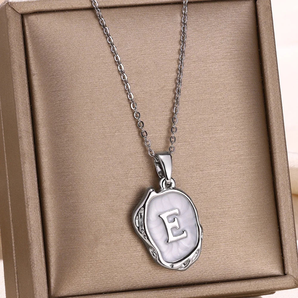 Y2K Drip Initial Necklace