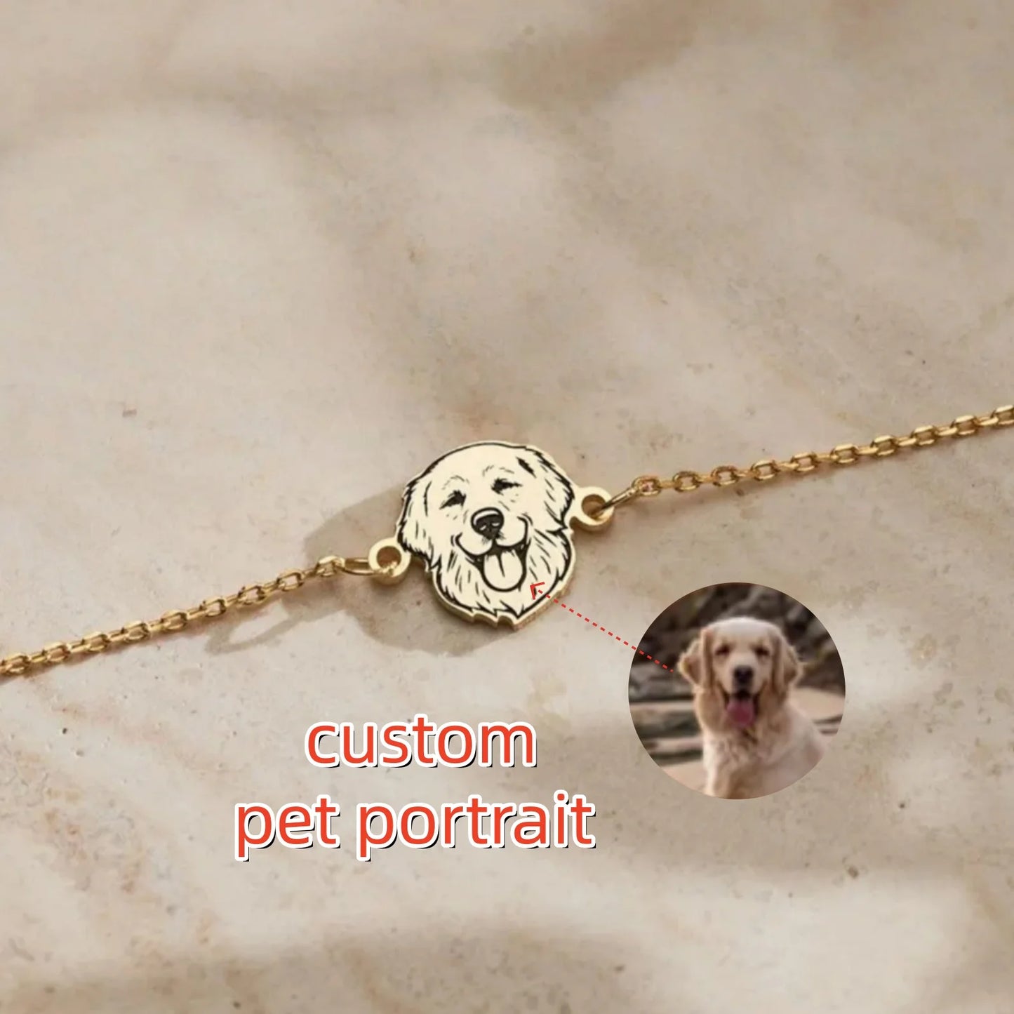 Personalised Pet Portrait Bracelet