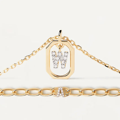 Sterling Silver Initial Necklace