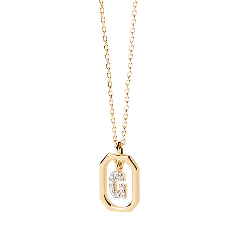 Sterling Silver Initial Necklace