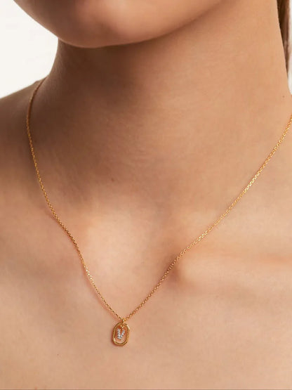 Sterling Silver Initial Necklace
