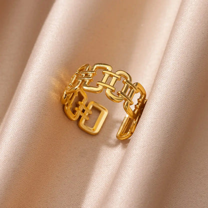 Chunky Gold Open Ring