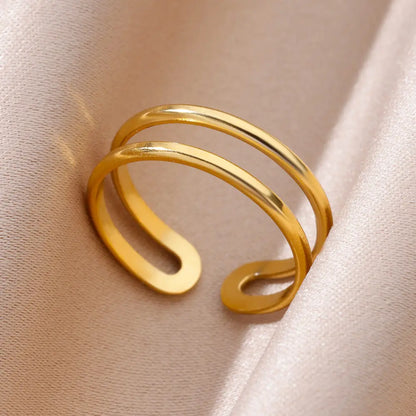 Chunky Gold Open Ring