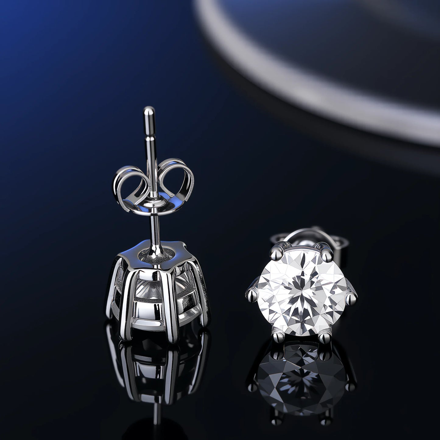 Moissanite Stud Earrings