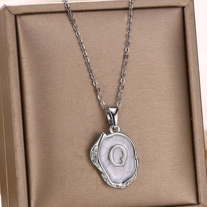 Y2K Drip Initial Necklace