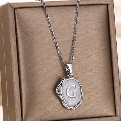 Y2K Drip Initial Necklace