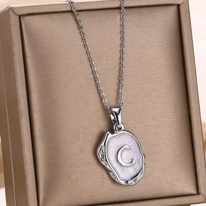 Y2K Drip Initial Necklace