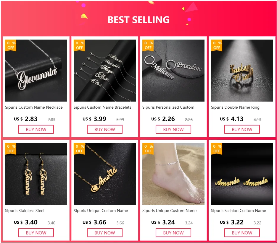 Egyptian Symbol Name Necklace