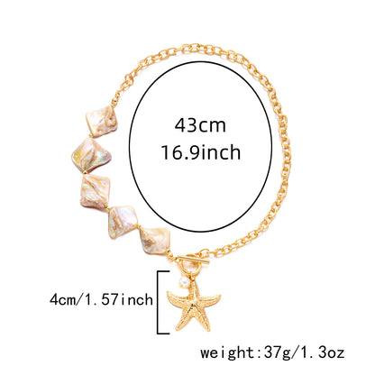Shell Bead Summer Necklace