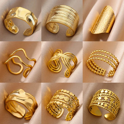 Chunky Gold Open Ring