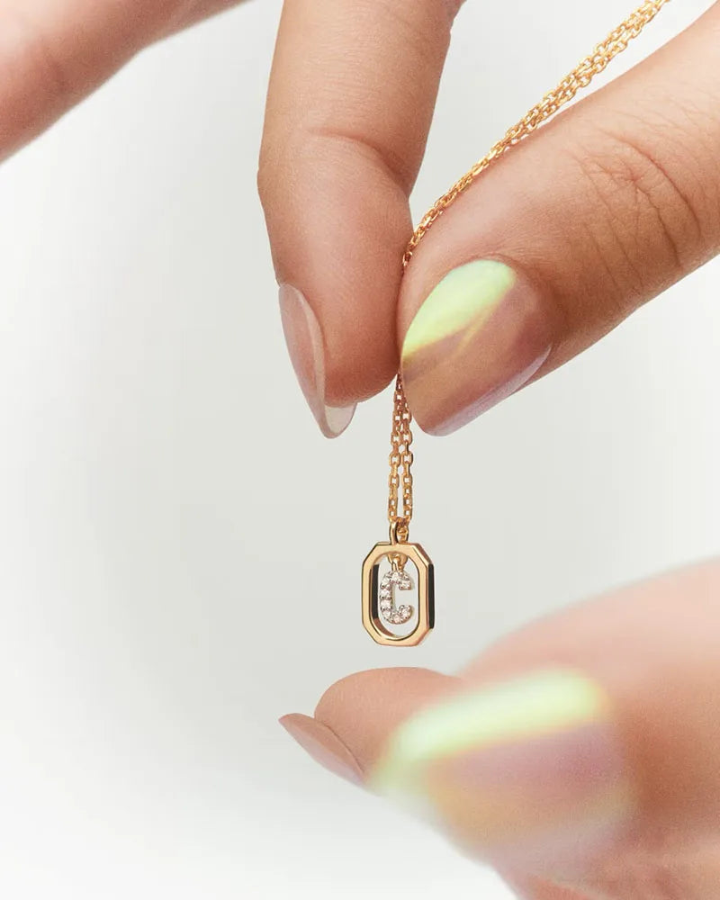 Sterling Silver Initial Necklace