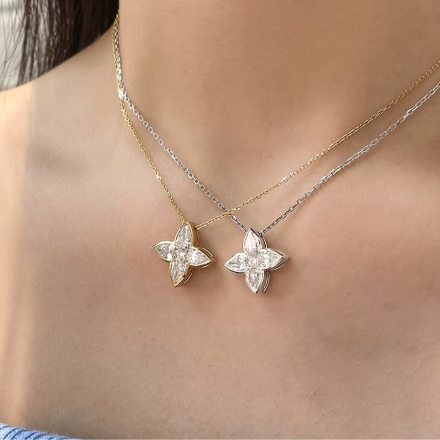 Bloom Moissanite Necklace