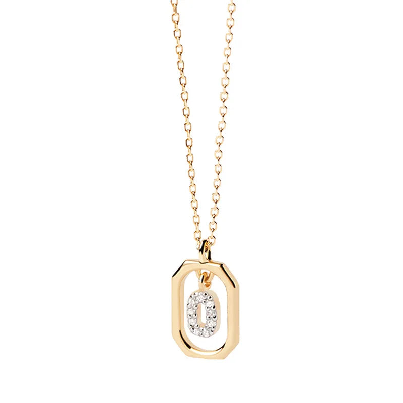 Sterling Silver Initial Necklace