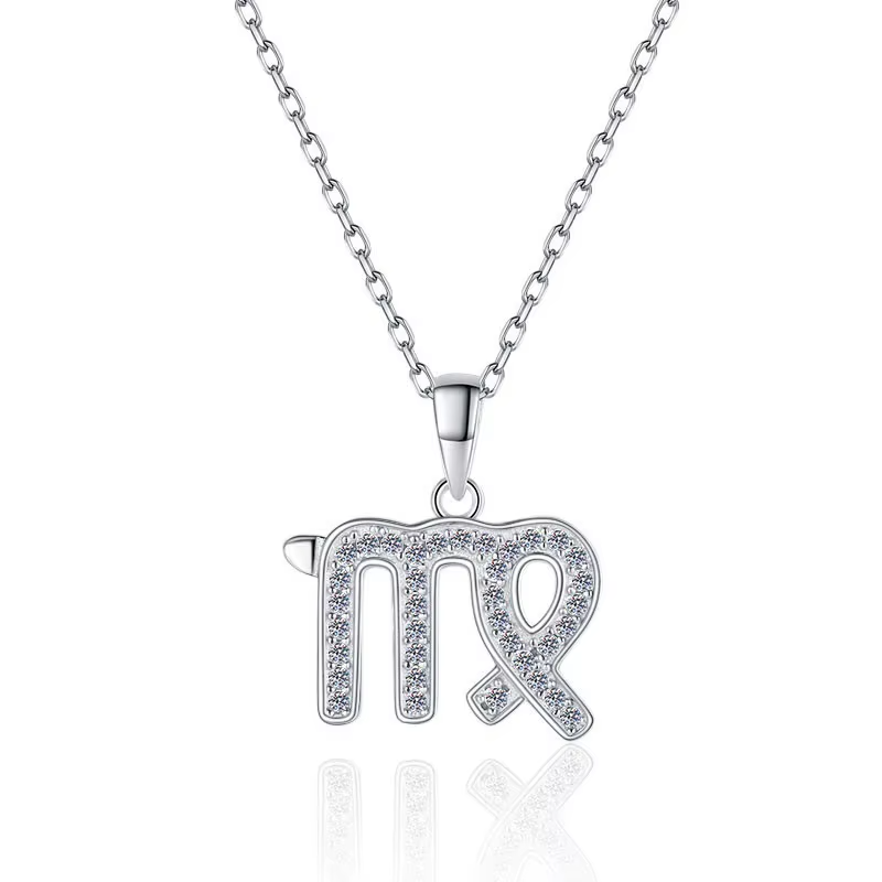 Zodiac Moissanite Necklace