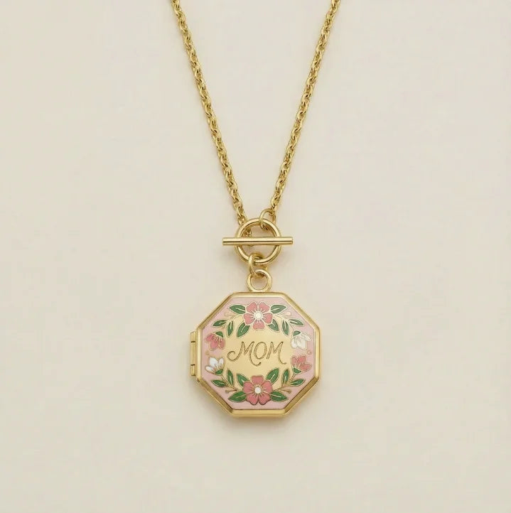 Circle Word Pendant Necklace