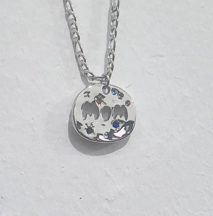 Circle Word Pendant Necklace