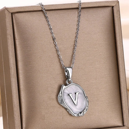 Y2K Drip Initial Necklace