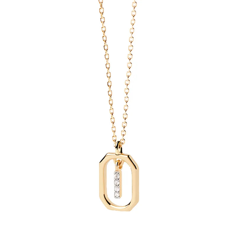 Sterling Silver Initial Necklace