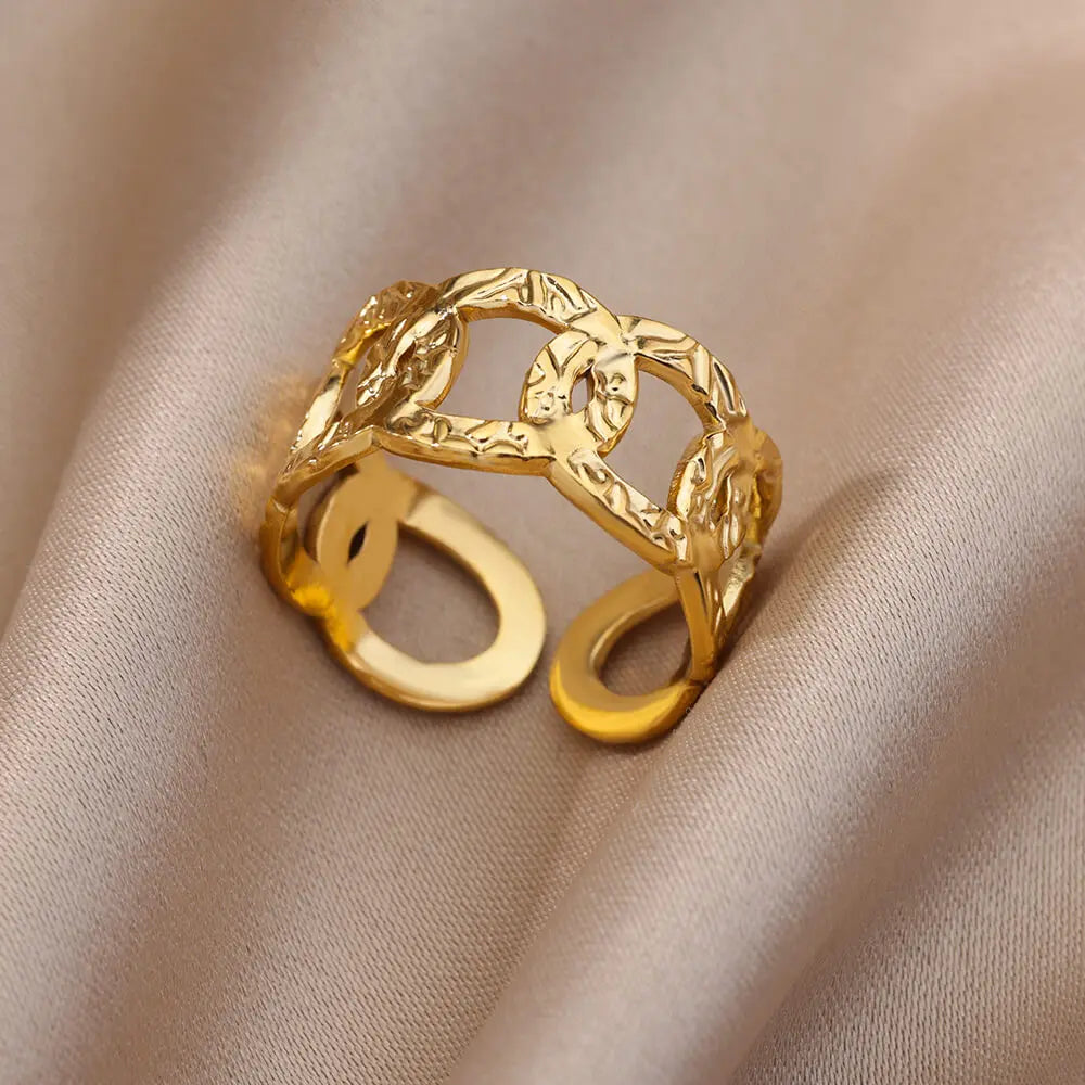 Chunky Gold Open Ring