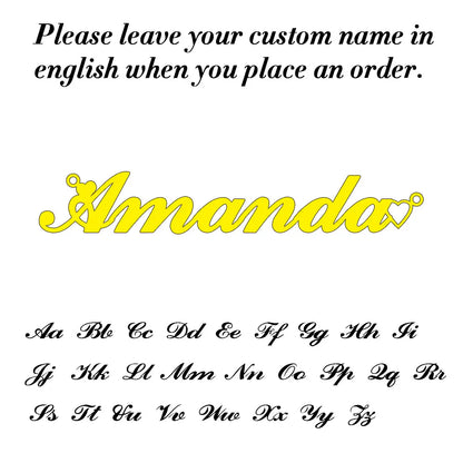 Cursive Custom Name Necklace