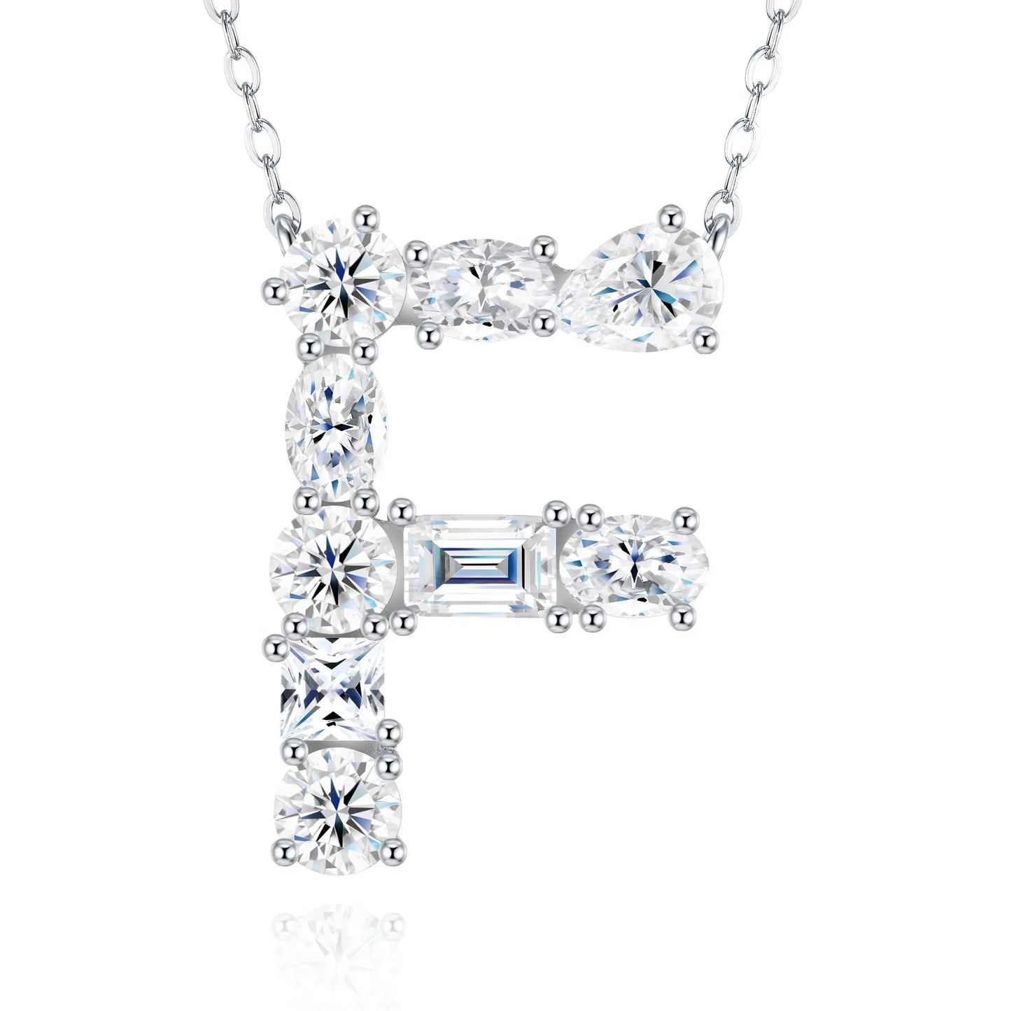 Moissanite Letter Necklace