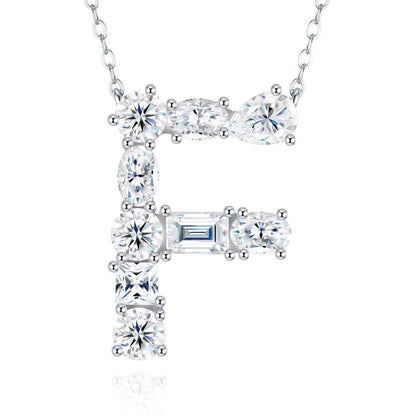 Moissanite Letter Necklace