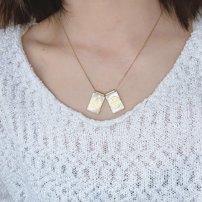Gold Shell Pendant Necklace