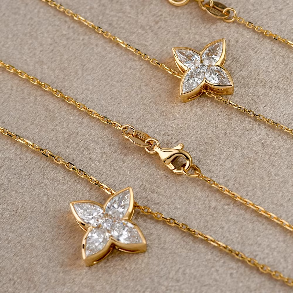 Bloom Moissanite Necklace