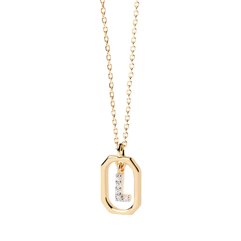 Sterling Silver Initial Necklace